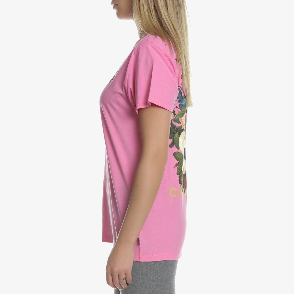 Футболка Converse BBALL FLORAL TEE PINK