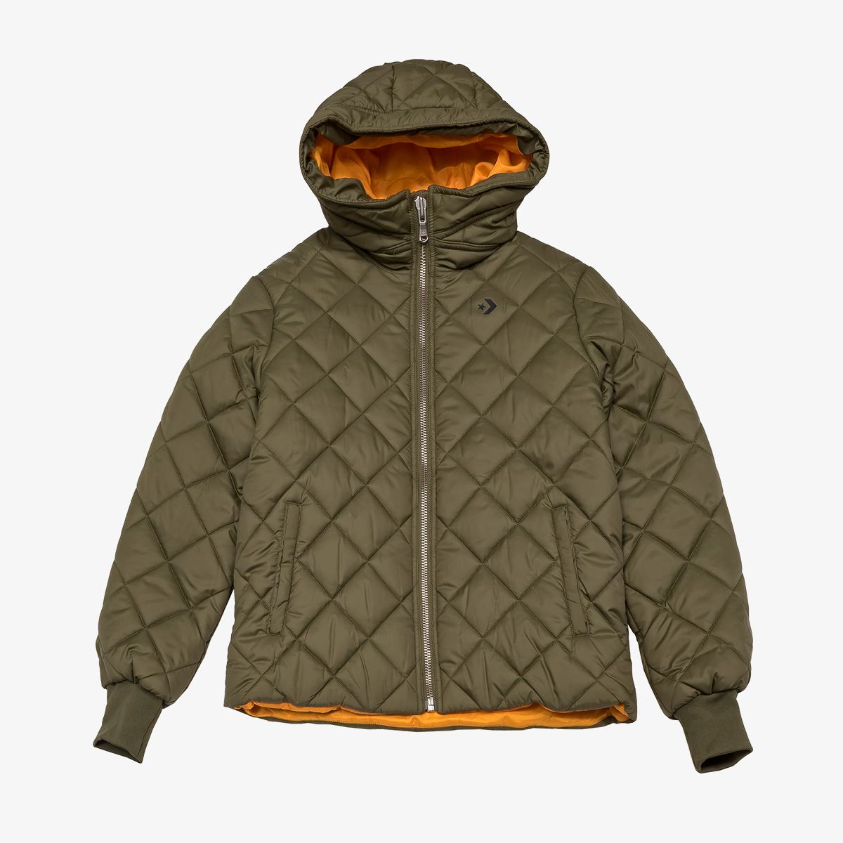 Куртка Converse QUILTED POLY PUFFER MED OLIVE