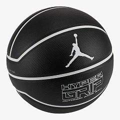 М'яч баскетбольний JORDAN HYPER GRIP 4P BLACK / WHITE / WHITE / WHITE 07