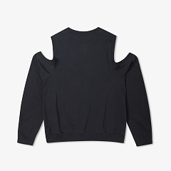 Толстовка Converse Twisted Knits Cold Shoulder Top